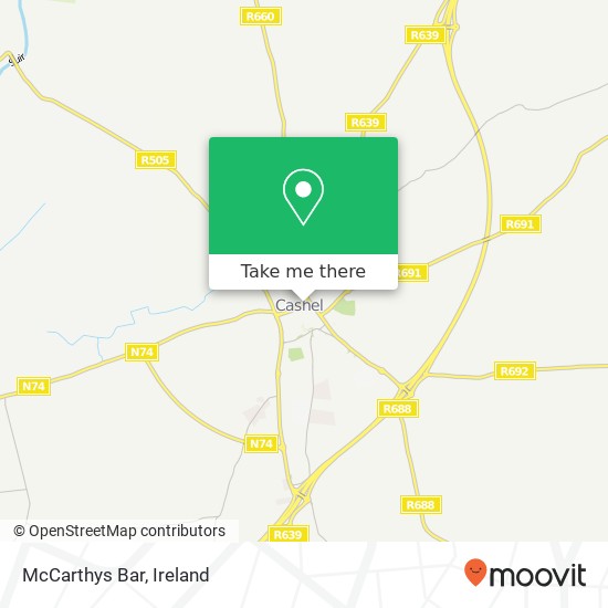 McCarthys Bar map