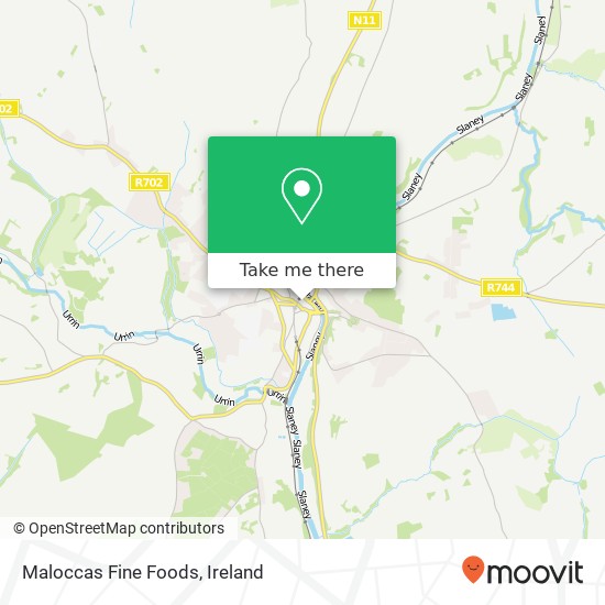 Maloccas Fine Foods, 24 Slaney Street Enniscorthy map