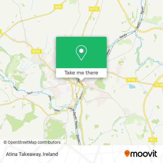 Atina Takeaway map