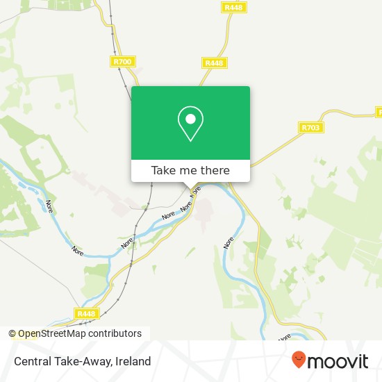 Central Take-Away, Market Street Thomastown, County Kilkenny map