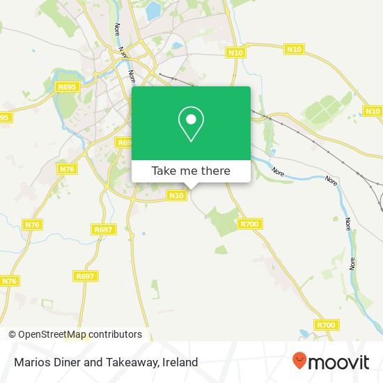 Marios Diner and Takeaway, Loughboy Loughboy map