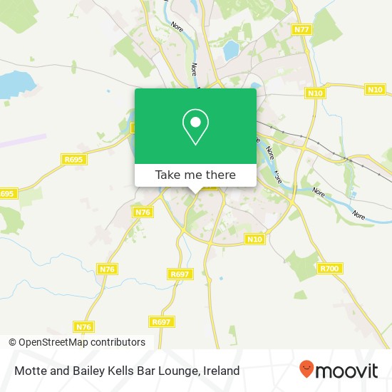Motte and Bailey Kells Bar Lounge map
