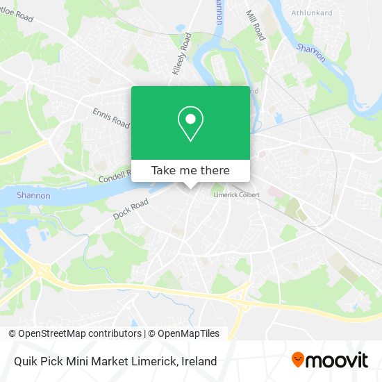 Quik Pick Mini Market Limerick plan