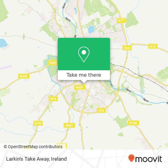 Larkin's Take Away, 38 Waterford Road Kilkenny, County Kilkenny map