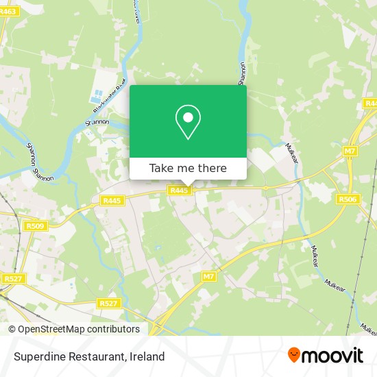 Superdine Restaurant map