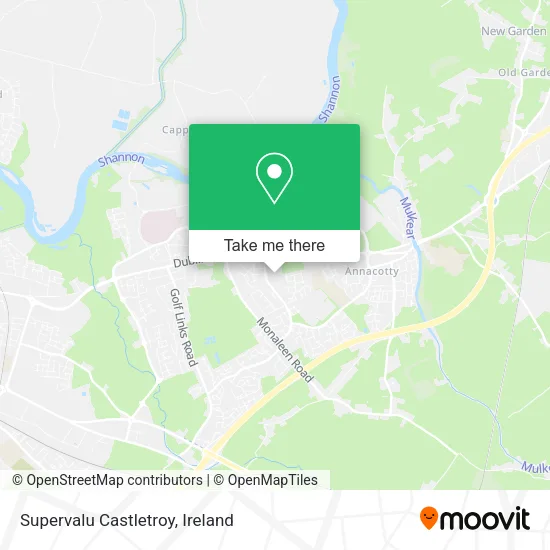 Supervalu Castletroy map