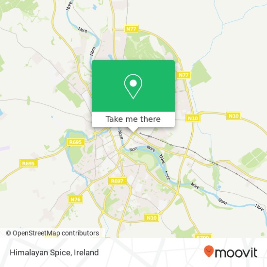 Himalayan Spice, John Street Upper Kilkenny, County Kilkenny plan