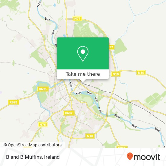 B and B Muffins, Kilkenny, County Kilkenny map