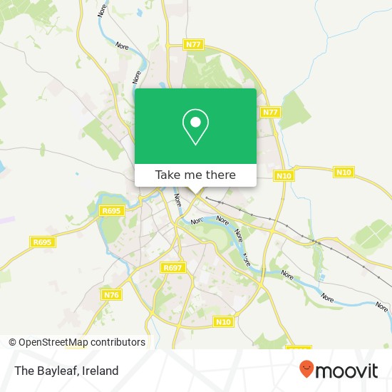 The Bayleaf, John Street Upper Kilkenny R95 XW14 map