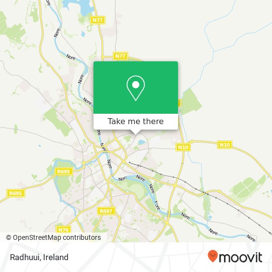 Radhuui, Golf Links Road Kilkenny, County Kilkenny map