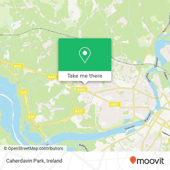 Caherdavin Park, Sheelin Road Limerick map