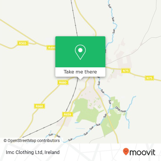 Imc Clothing Ltd, Stradavoher Thurles, County Tipperary map