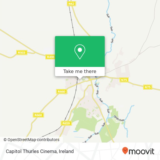 Capitol Thurles Cinema map