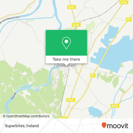 Superbites, Station Road Castleconnell, County Limerick map