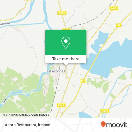 Acorn Restaurant, R525 Castleconnell map