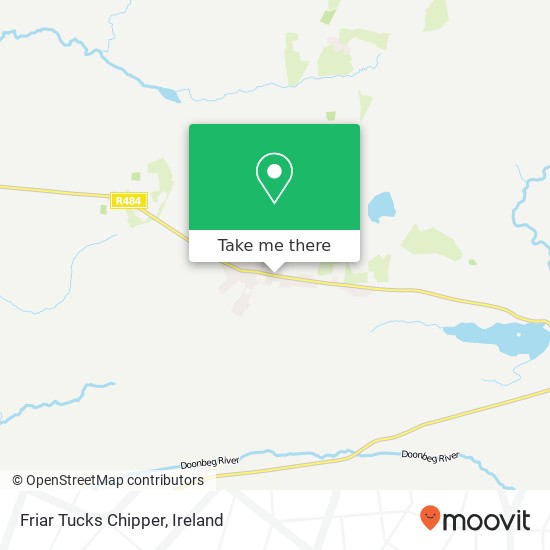 Friar Tucks Chipper, Main Street Kilmihil map