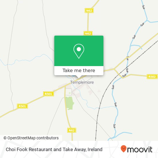 Choi Fook Restaurant and Take Away, Main Street Templemore plan