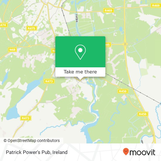 Patrick Power's Pub map