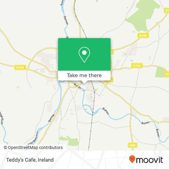 Teddy's Cafe, Carlow, County Carlow map