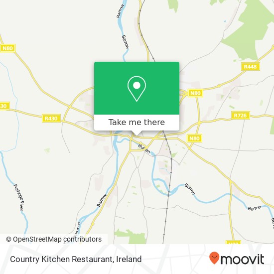 Country Kitchen Restaurant, R726 Carlow, County Carlow map