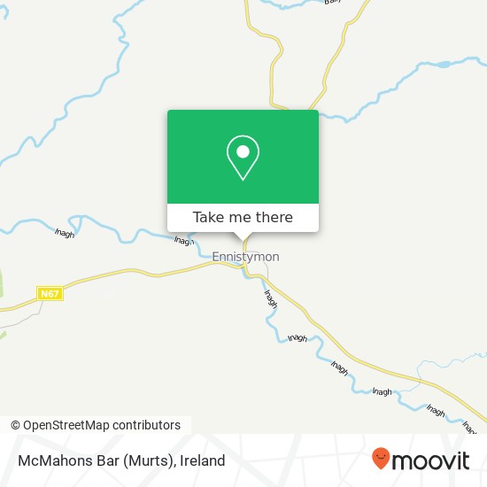 McMahons Bar (Murts) map