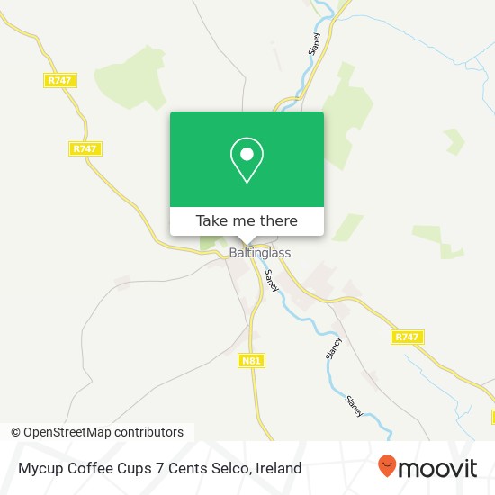 Mycup Coffee Cups 7 Cents Selco, Mill Street Baltinglass map