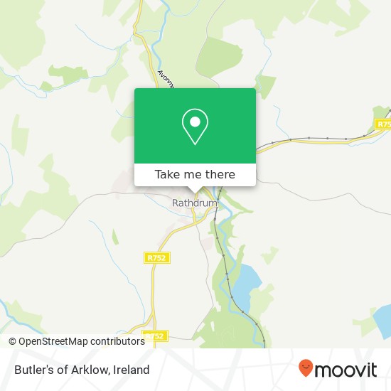 Butler's of Arklow map