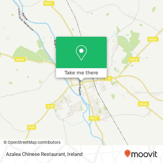Azalea Chinese Restaurant, 6 Stanhope Street Athy R14 CF58 map