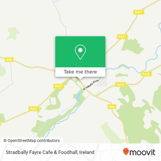 Stradbally Fayre Cafe & Foodhall, Court Square Stradbally, County Laois map