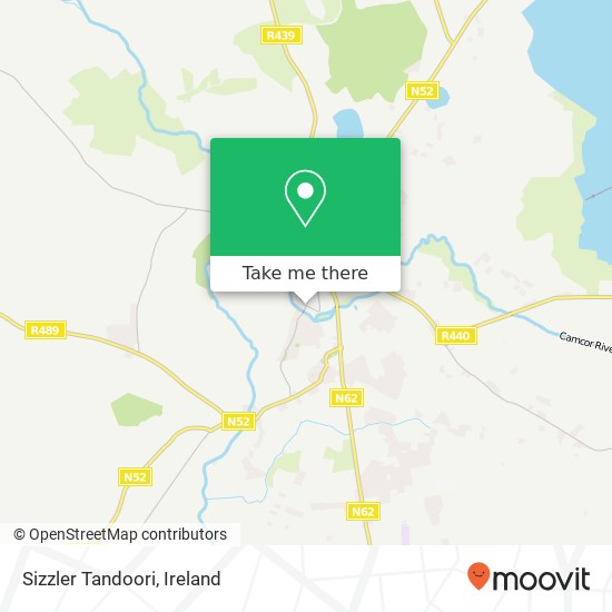 Sizzler Tandoori, Market Square Birr, County Offaly map