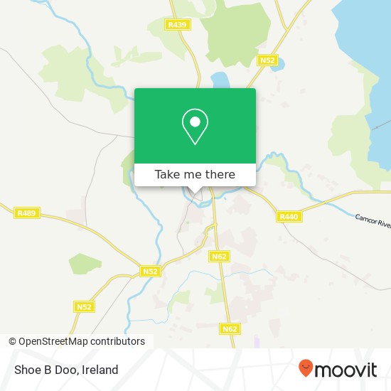 Shoe B Doo, Main Street Birr, County Offaly map