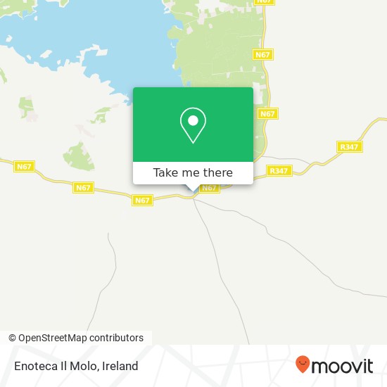 Enoteca Il Molo, The Quay Kinvara map