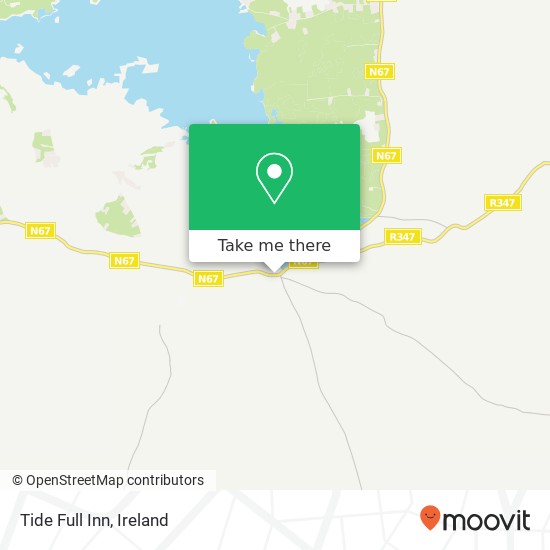 Tide Full Inn, Main Street Kinvara, County Galway map