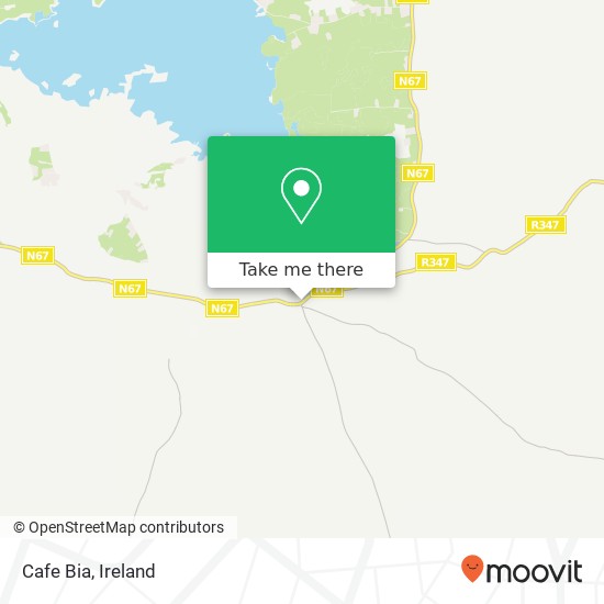 Cafe Bia, Main Street Kinvara plan