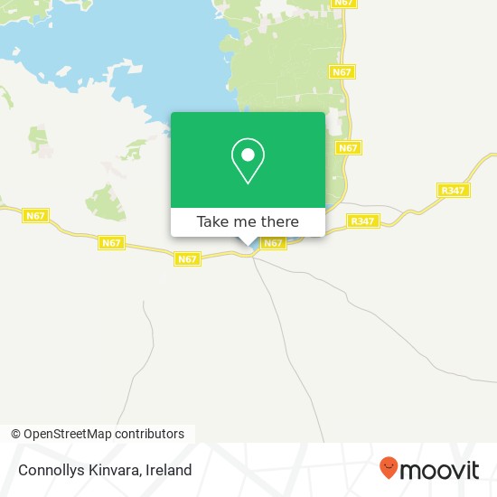 Connollys Kinvara, The Quay Kinvara map