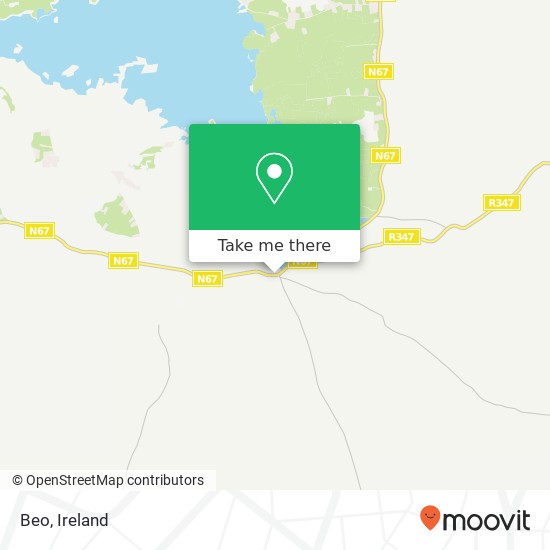 Beo, Main Street Kinvara, County Galway map