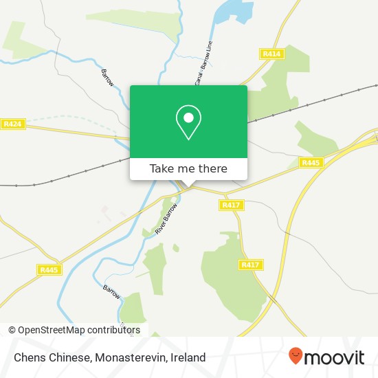 Chens Chinese, Monasterevin, Dublin Road Monasterevin, County Kildare plan