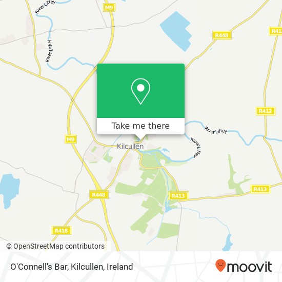 O'Connell's Bar, Kilcullen map