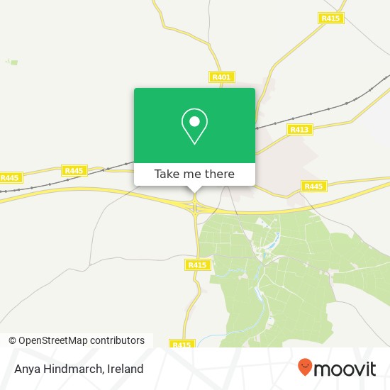 Anya Hindmarch, Nurney Road Kildare map