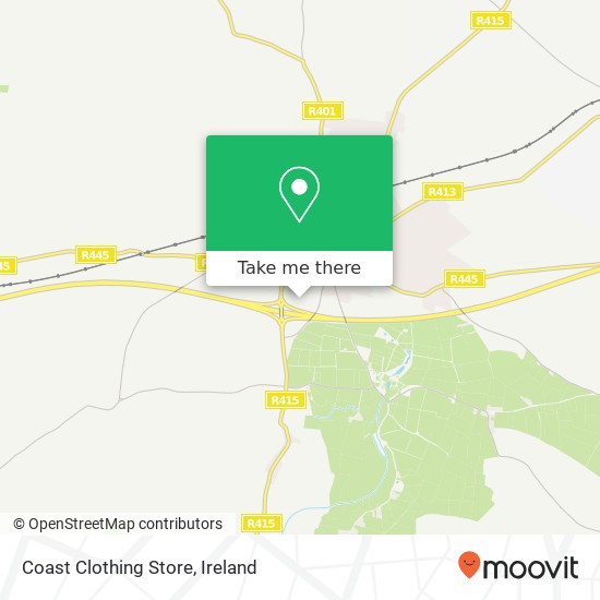 Coast Clothing Store, Kildare map