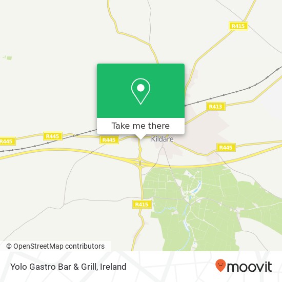Yolo Gastro Bar & Grill, Kildare map
