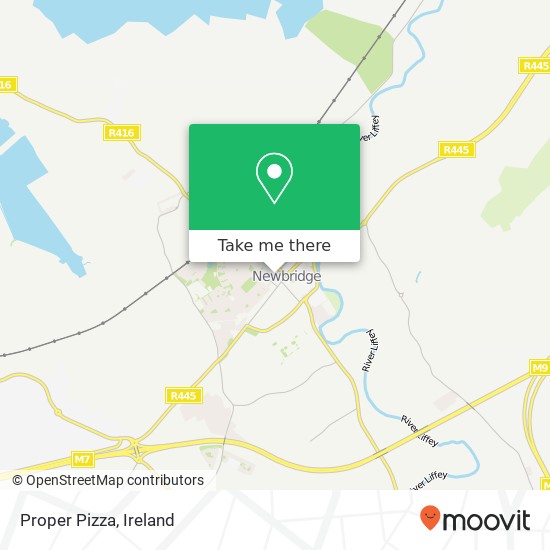 Proper Pizza, Henry Street Newbridge, County Kildare plan