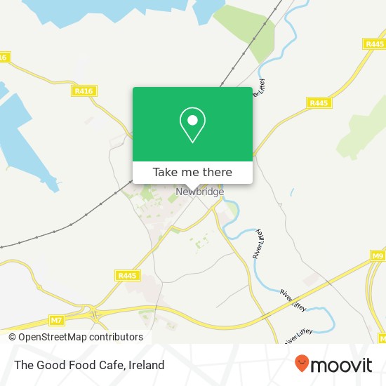 The Good Food Cafe, 1 Dawson Street Newbridge plan