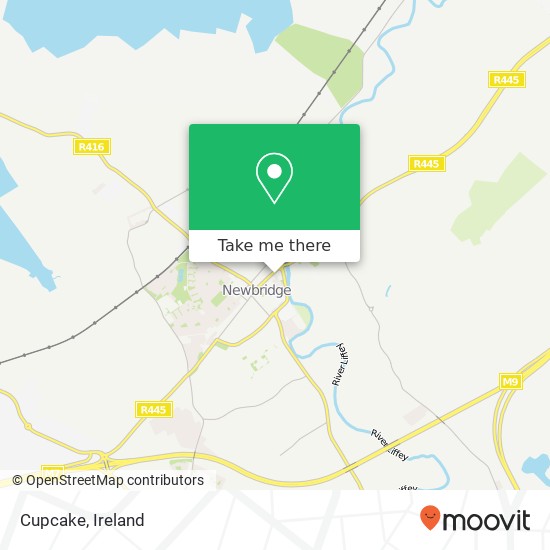 Cupcake, Liffey Terrace Newbridge, County Kildare map