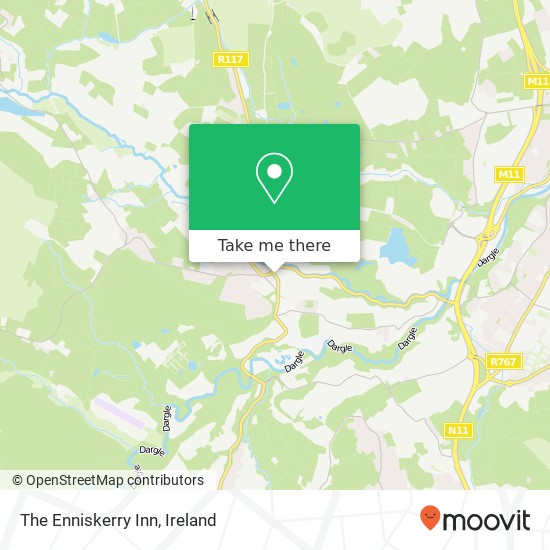 The Enniskerry Inn, R760 Enniskerry map