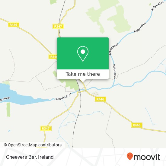 Cheevers Bar map