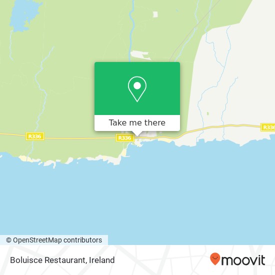 Boluisce Restaurant, Barna Road Spiddle West, County Galway plan