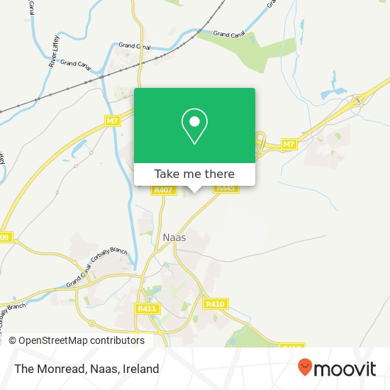 The Monread, Naas map