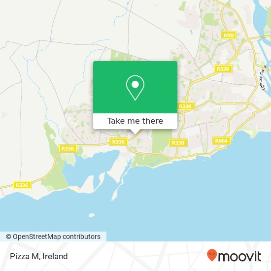 Pizza M, Kingston Road Gaillimh map