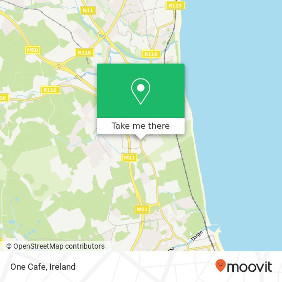 One Cafe, R119 Dublin 18 18 map